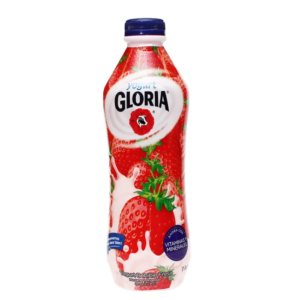Yogurt Gloria Fresa Botella x 1 Kg