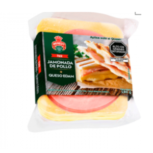 Pack Jamonada de pollo y Queso Edam Braedt 180 Gr