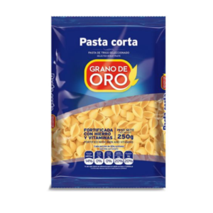 Fideo Caracol Grano de Oro 250 Gr