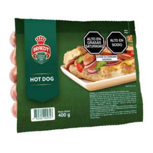 Hot Dog Braedt Paquete x 400 Gr